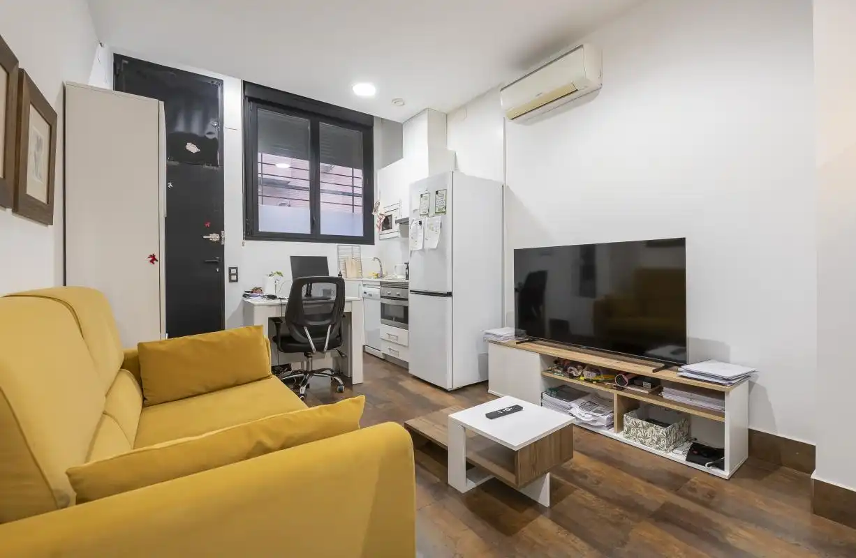 Wohnzimmer von Wohnung zum Verkauf in Madrid mit Klimaanlage, Heizung und Möbliert