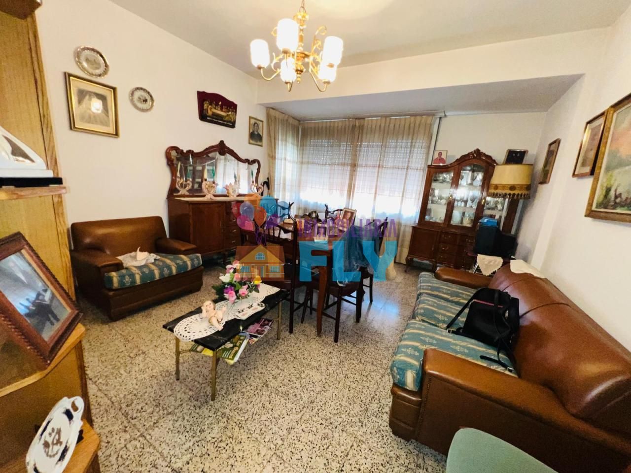 Living room of Flat for sale in Ourense Capital   with Heating and Furnished