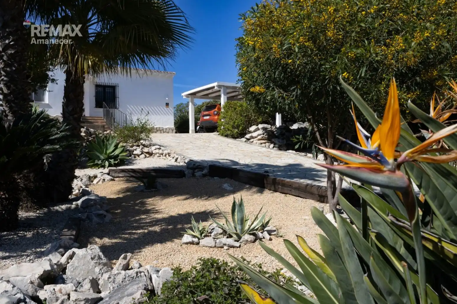 Jardí de Casa o xalet en venda en El Ràfol d'Almúnia amb Aire condicionat, Jardí privat i Terrassa