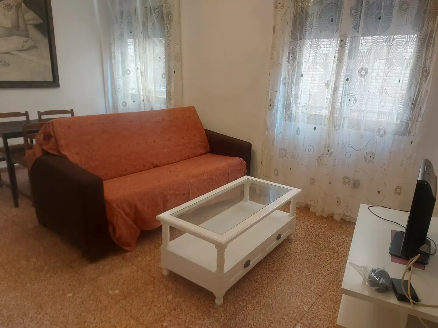 Living room of Flat for rent in Toledo  with Heating, Furnished and Washing machine