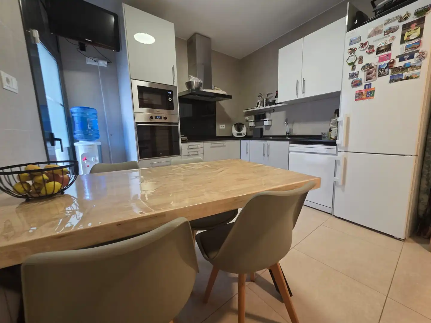 Kitchen of Houses for sale in Les Franqueses del Vallès  with Air Conditioner, Heating and Terrace