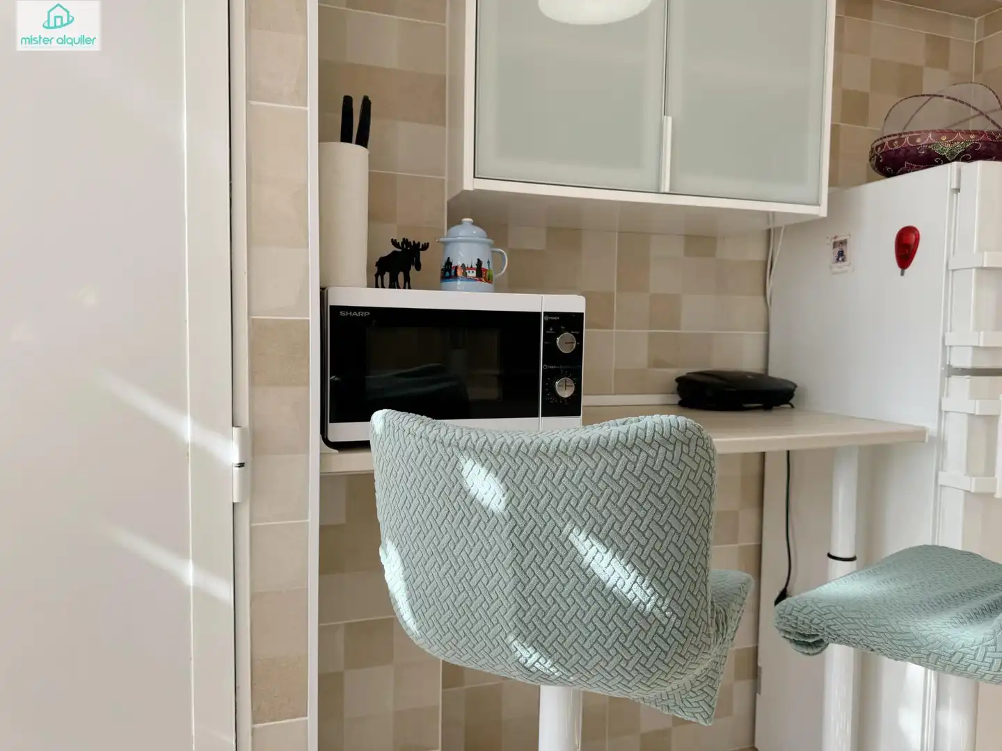 Kitchen of Apartments for rent in El Campello  with Air Conditioner, Terrace and Furnished