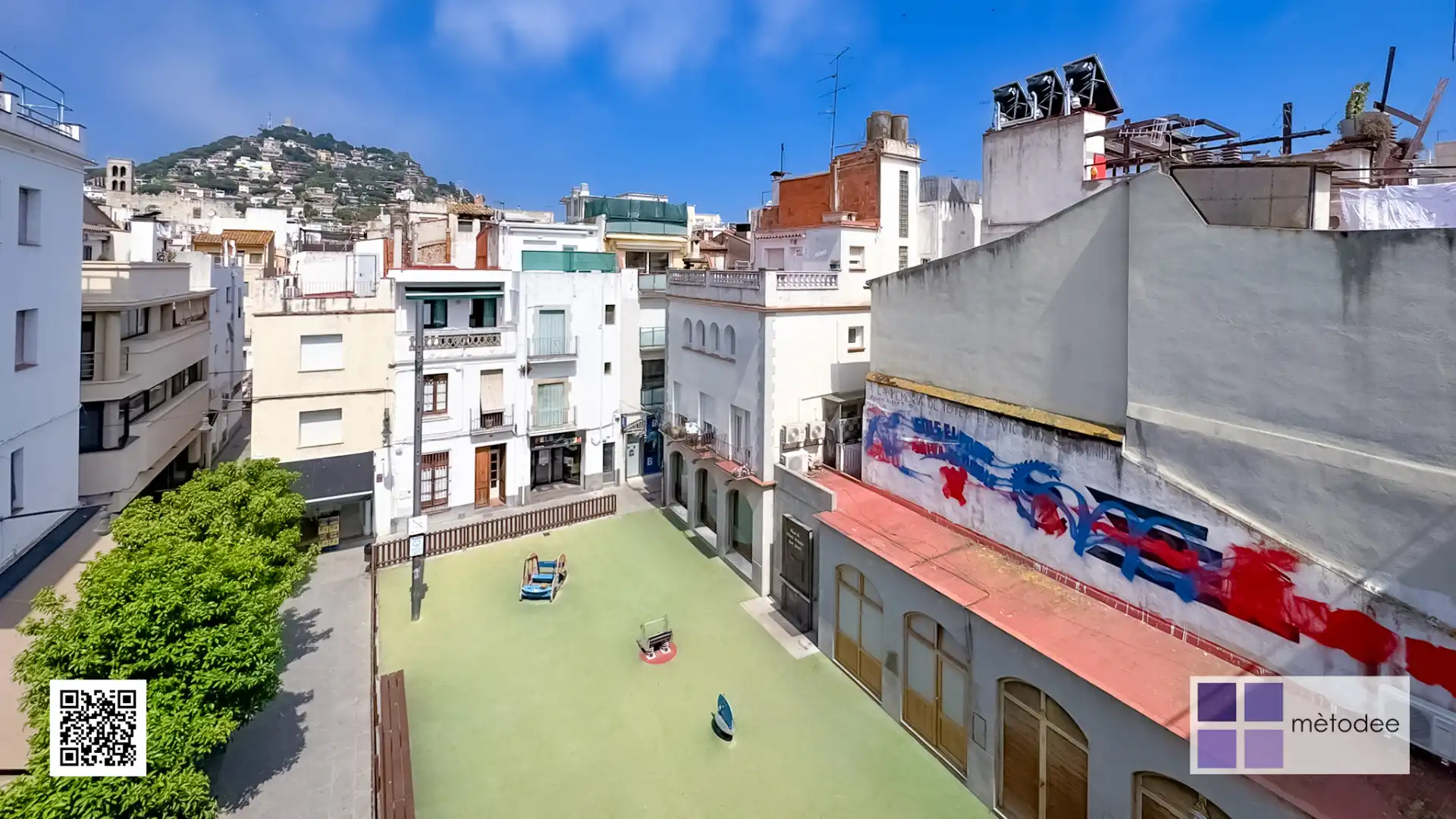 Vista exterior de Ático de alquiler en Blanes con Aire acondicionado, Calefacción y Terraza