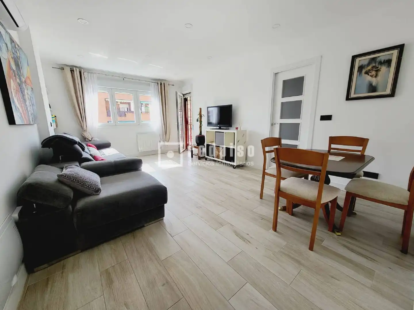 Sala de estar de Piso en venta en Alcobendas con Aire acondicionado, Calefacción y Terraza