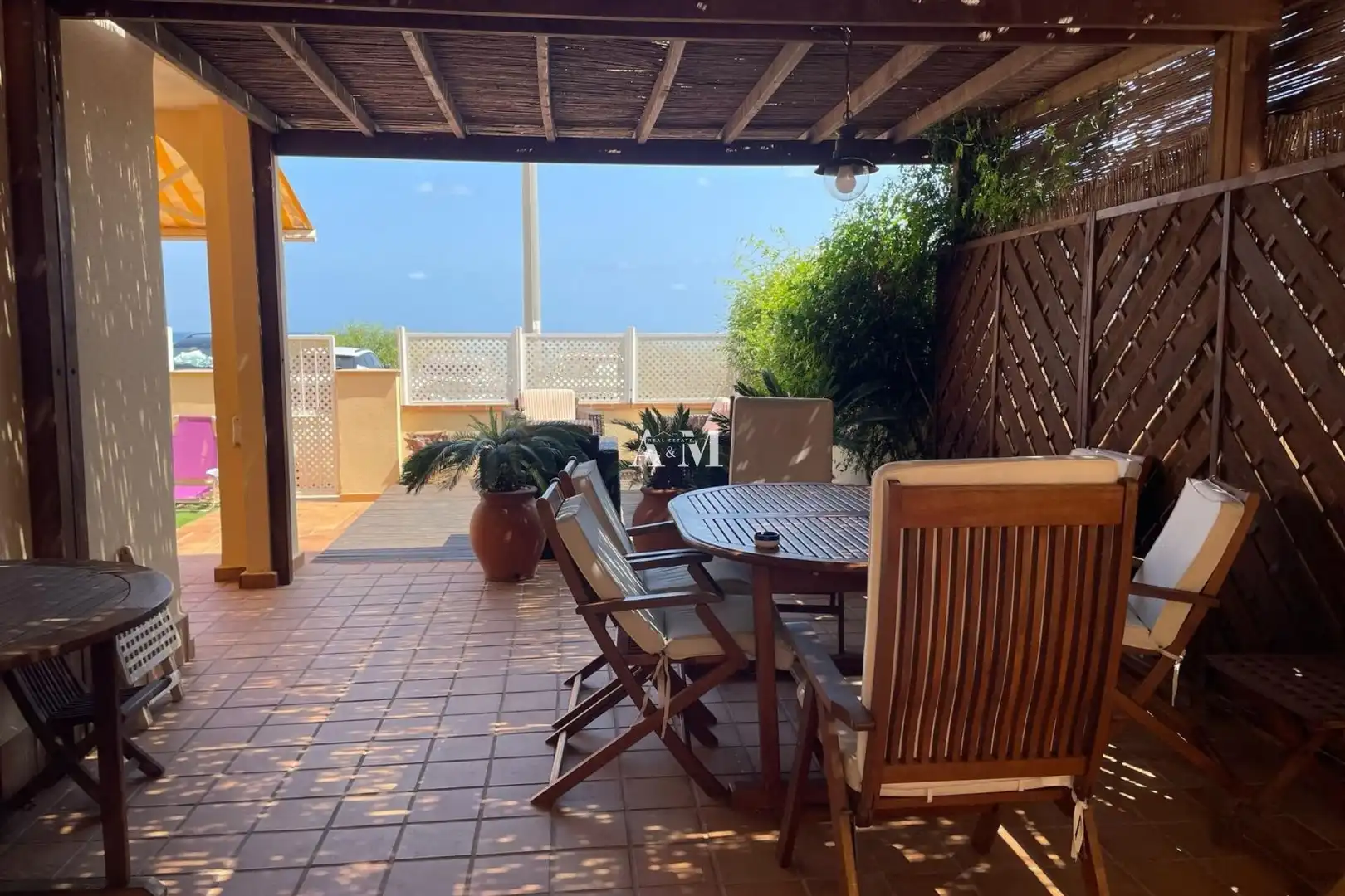 Terrassa de Casa o xalet de lloguer en Orihuela amb Jardí privat, Terrassa i Moblat