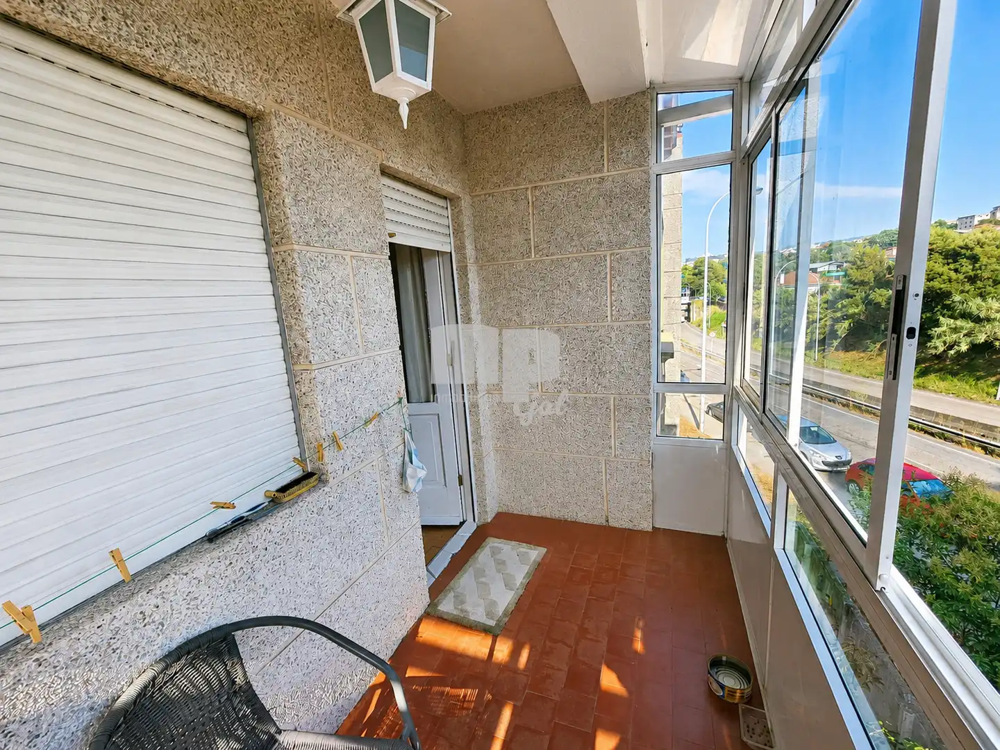 Balcony of Houses for sale in Vigo   with Heating, Private garden and Storage room