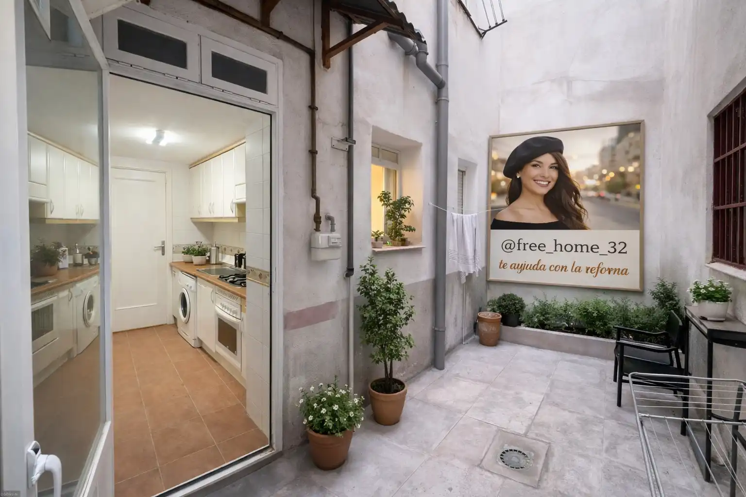 Cocina de Piso en venta en Madrid con Aire acondicionado, Calefacción y Terraza