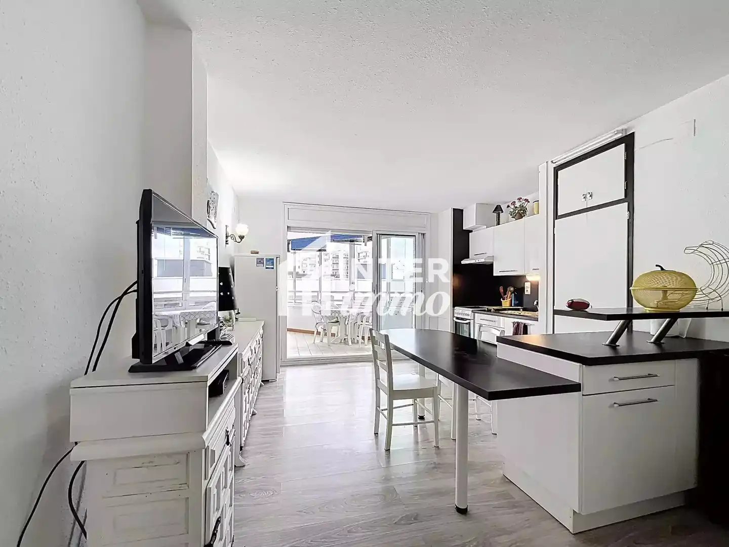 Küche von Wohnung zum Verkauf in Roses mit Terrasse und Möbliert