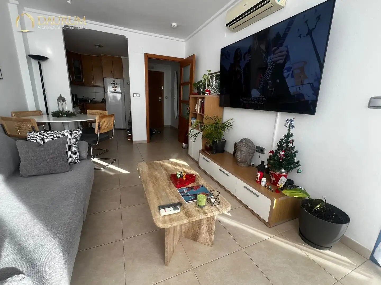 Sala d'estar de Apartament en venda en Alicante / Alacant amb Aire condicionat, Calefacció i Terrassa