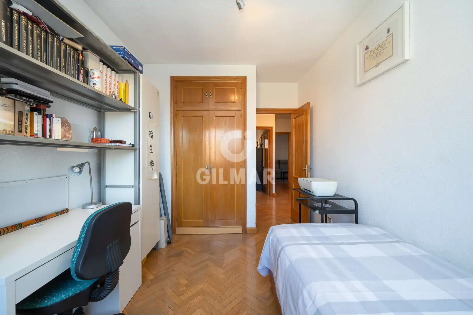 Bedroom of Flat for sale in Madrid  with Heating, Private garden and Storage room