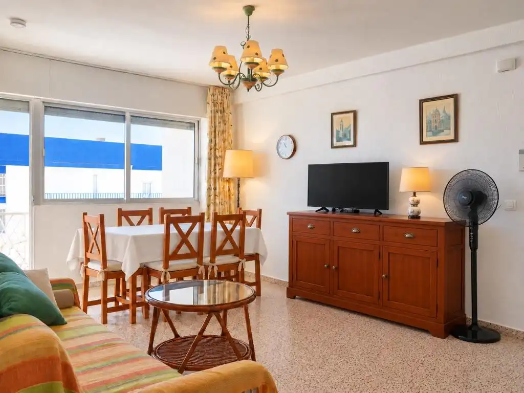 Comedor de Apartamento en venta en La Antilla con Aire acondicionado, Terraza y Amueblado