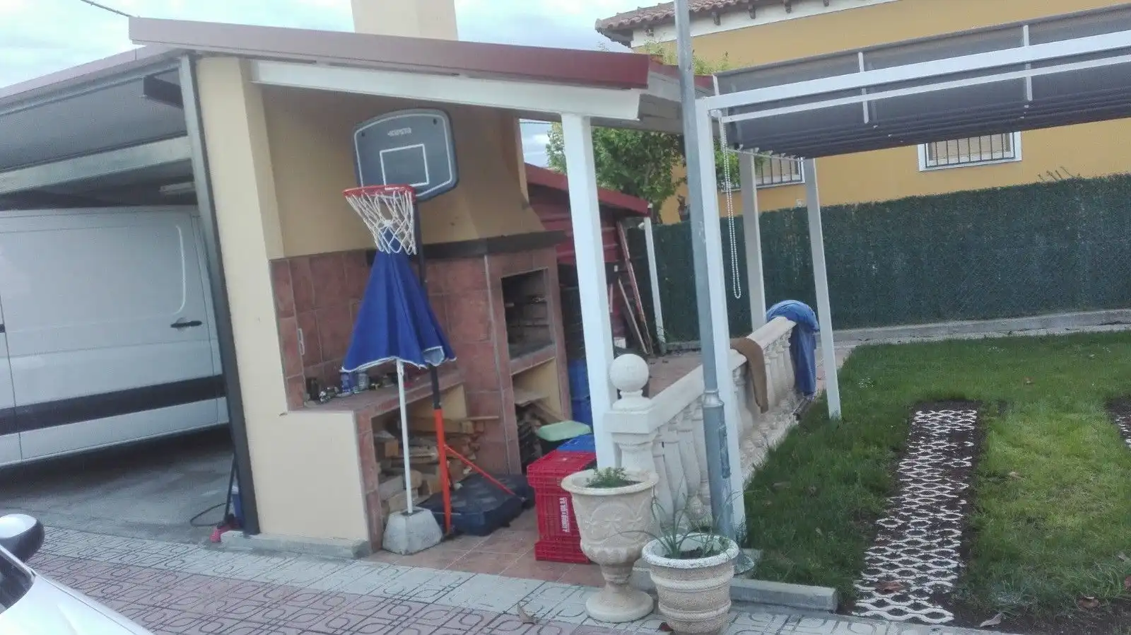 Jardín de Casa o chalet en venta en Simancas con Jardín privado, Parquet y Terraza