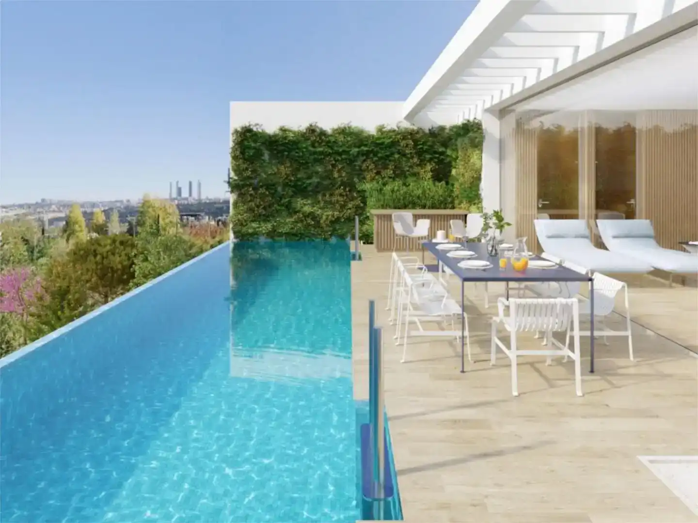 Terraza de Piso en venta en  Madrid Capital con Aire acondicionado, Piscina y Balcón