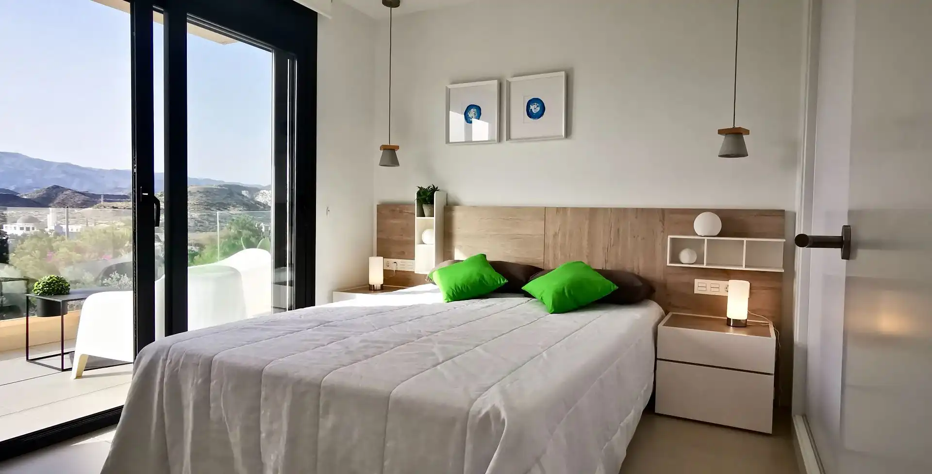 Dormitori de Casa o xalet de lloguer en Águilas amb Aire condicionat, Jardí privat i Terrassa