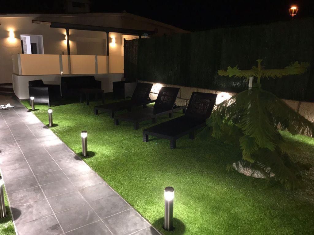 Terrace of Single-family semi-detached to rent in Arona  with Private garden, Parquet flooring and Terrace