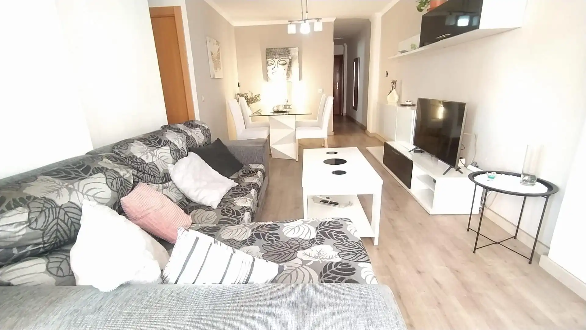 Sala d'estar de Pis en venda en Málaga amb Aire condicionat, Terrassa i Balcó