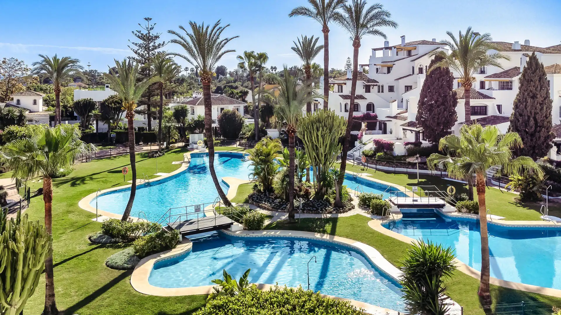 Jardín de Apartamento en venta en Marbella con Aire acondicionado, Terraza y Piscina