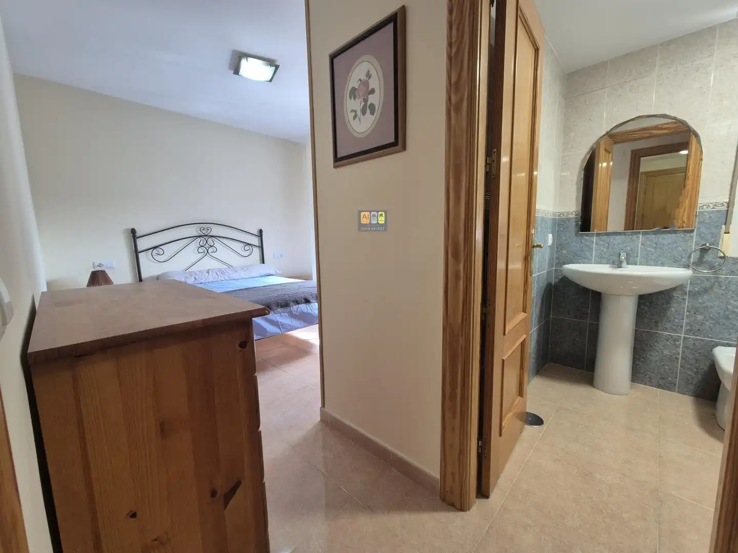 Schlafzimmer von Wohnung zur Miete in Altea mit Terrasse und Möbliert