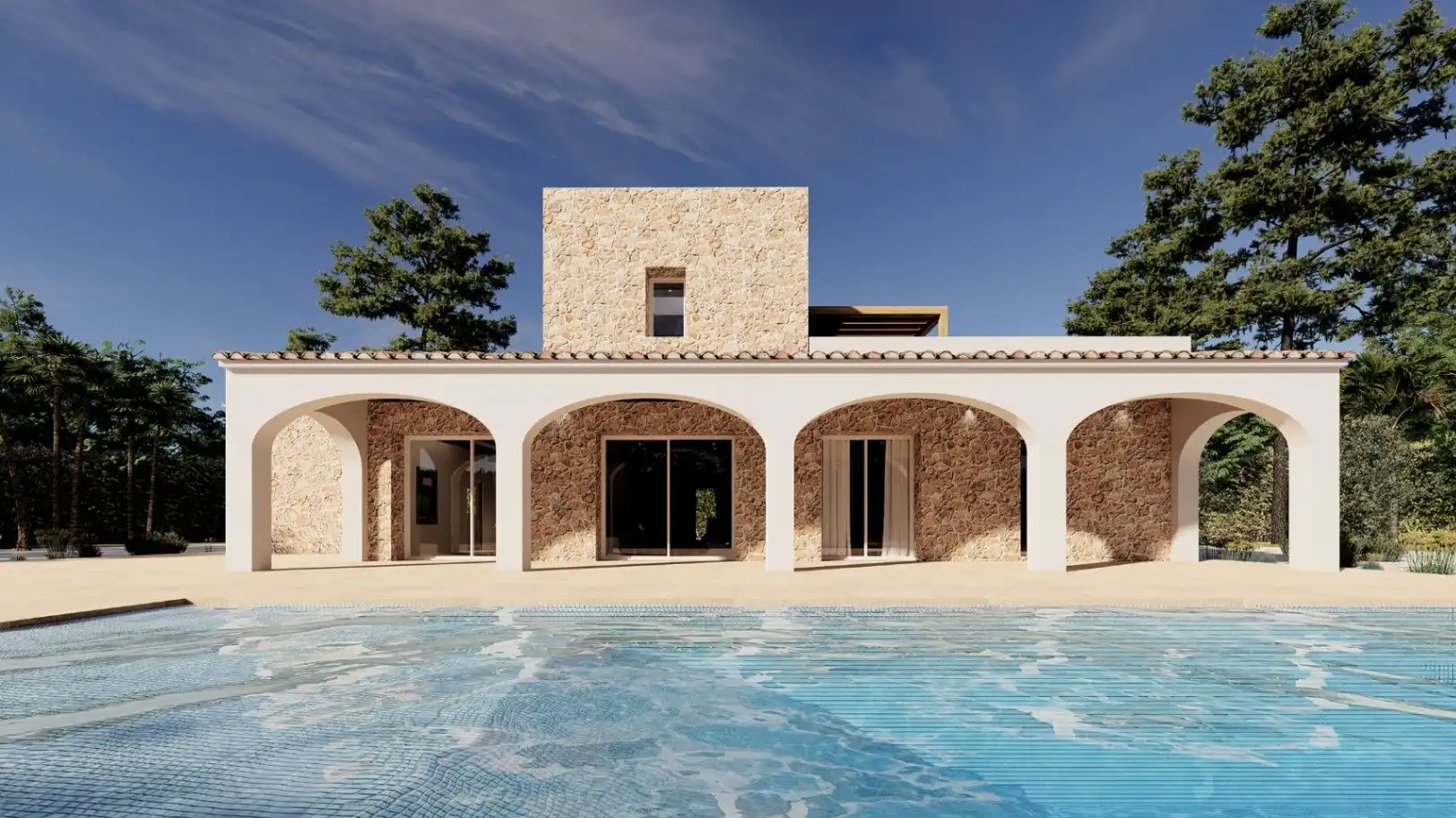 Casa rustica con piscina in vendita a Benissa pueblo