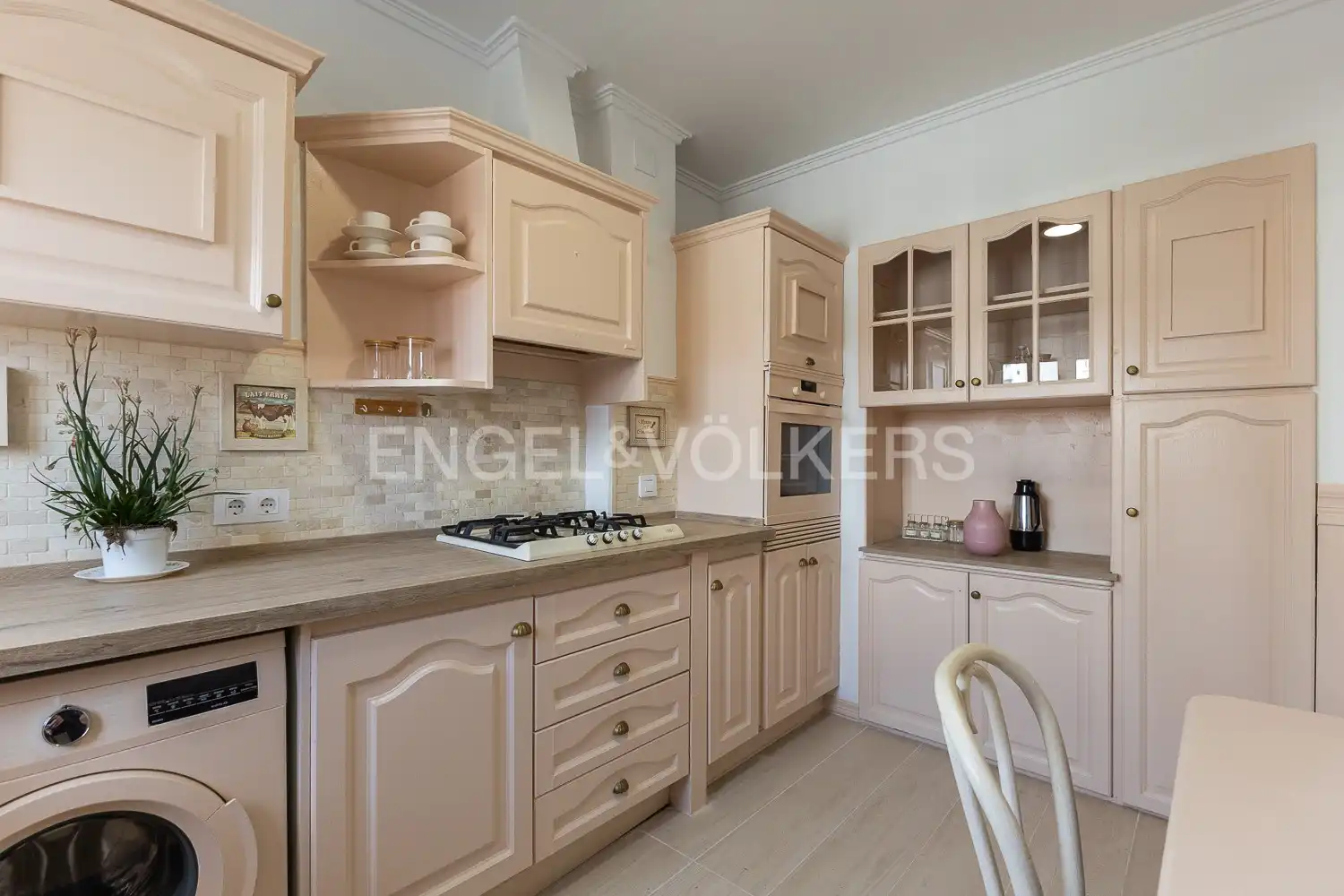 Cocina de Piso de alquiler en Valencia con Aire acondicionado, Calefacción y Parquet