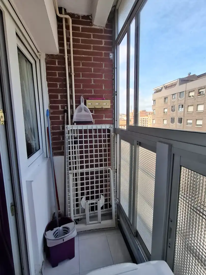 Terrassa de Pis de lloguer en Gijón  amb Calefacció, Parquet i Terrassa