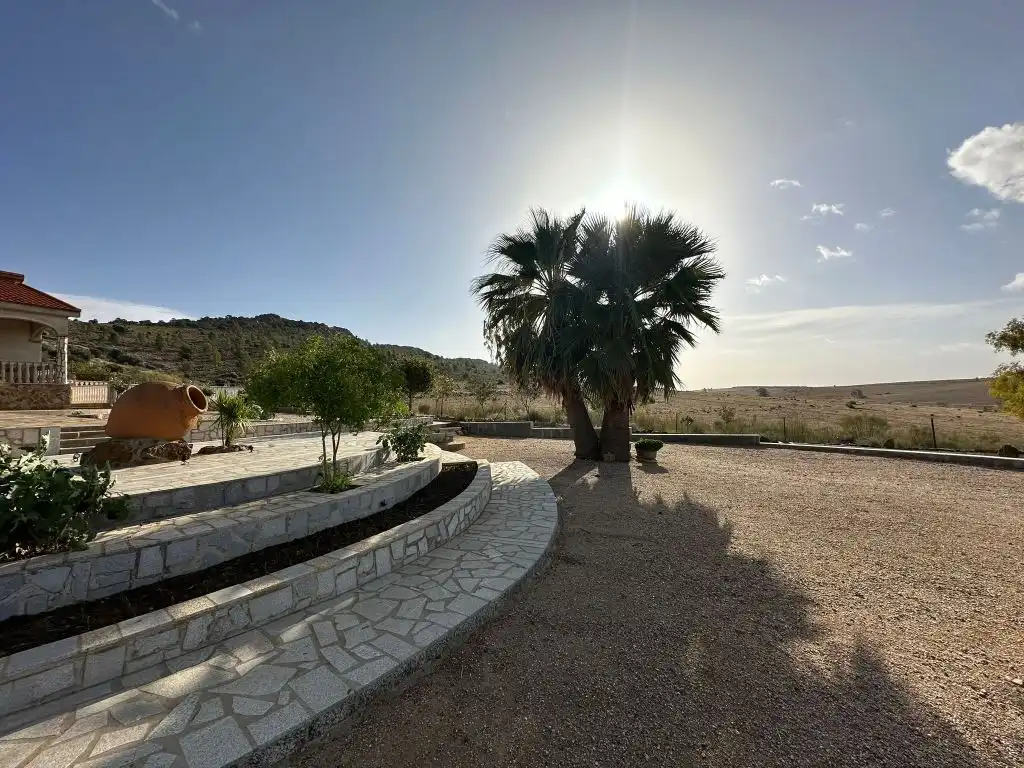 Terrassa de Casa o xalet en venda en Magacela amb Jardí privat, Terrassa i Piscina