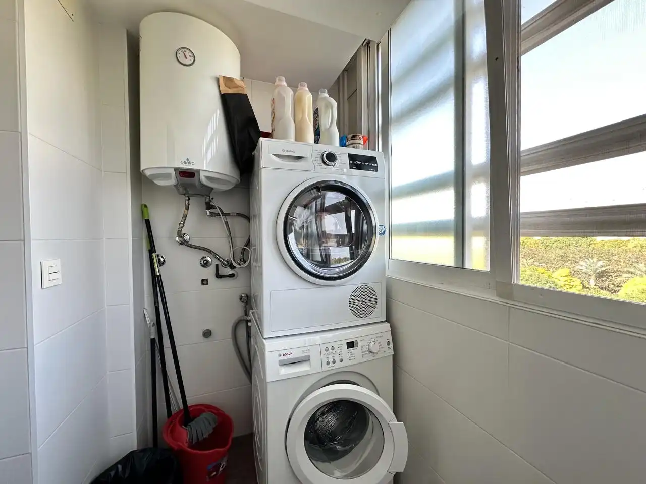 Balcony of Flat for sale in Alicante / Alacant  with Air Conditioner, Parquet flooring and Storage room