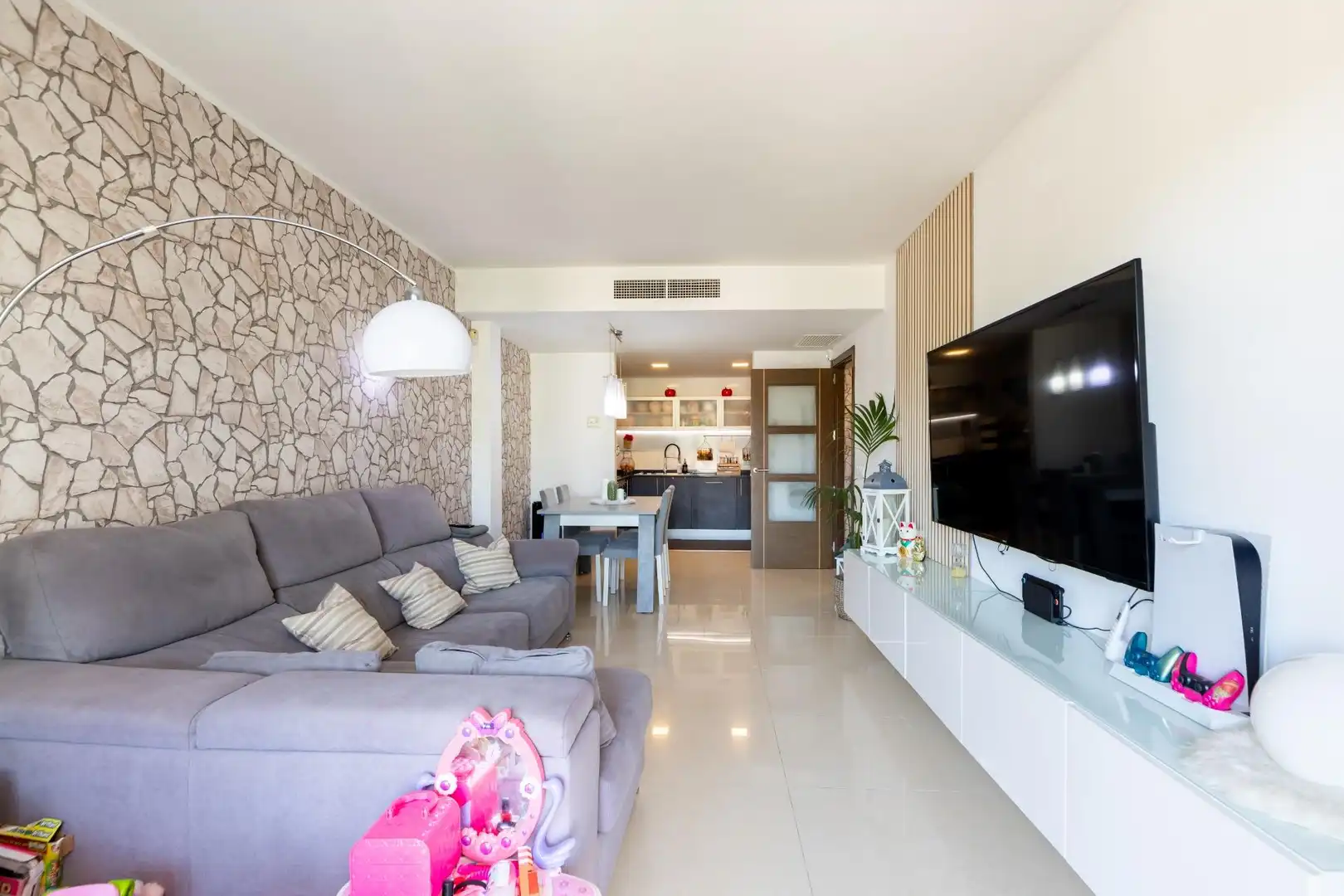 Sala de estar de Ático en venta en Inca con Aire acondicionado, Jardín privado y Terraza
