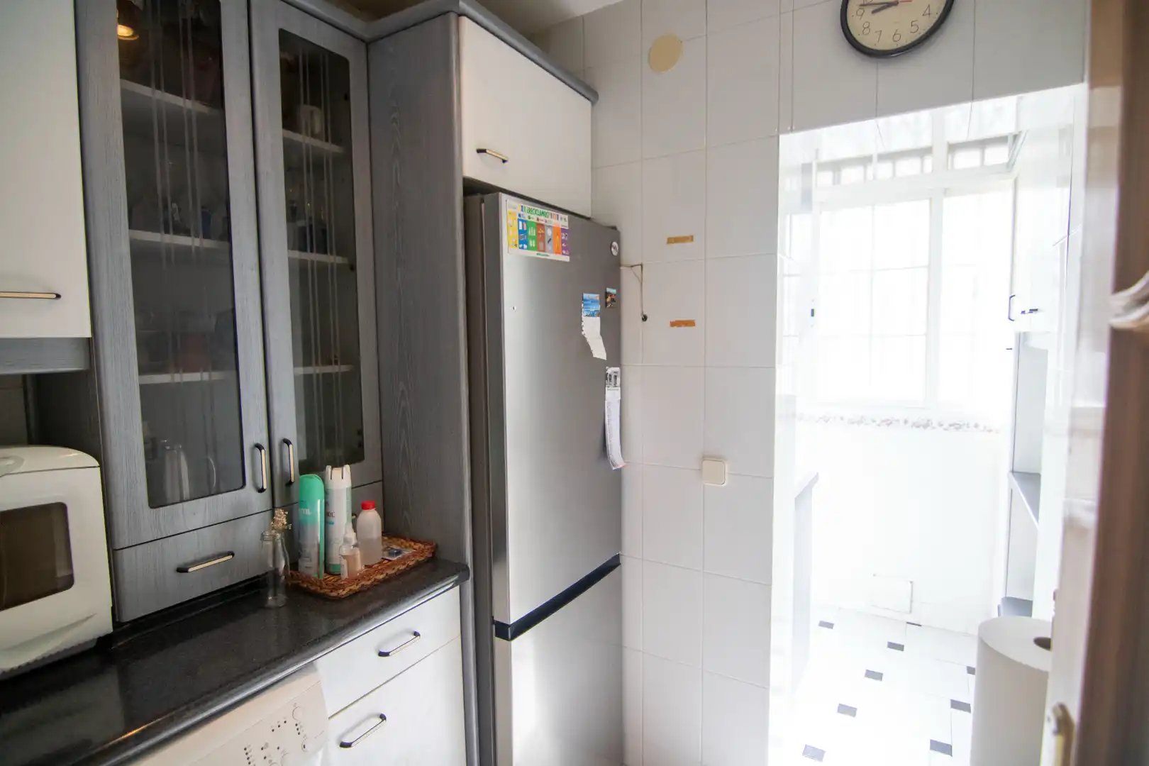 Kitchen of Flat for sale in Madrid  with Terrace and Furnished