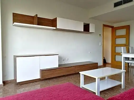 Sala d'estar de Pis de lloguer en Moncada amb Aire condicionat, Calefacció i Moblat