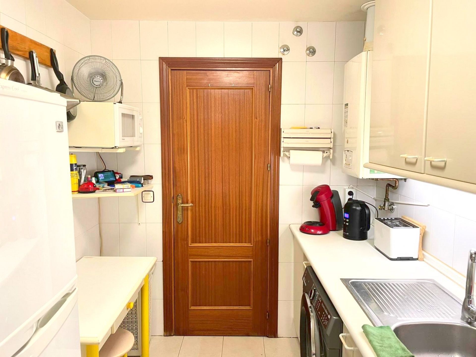 Kitchen of Flat for sale in Tres Cantos  with Heating, Parquet flooring and Terrace