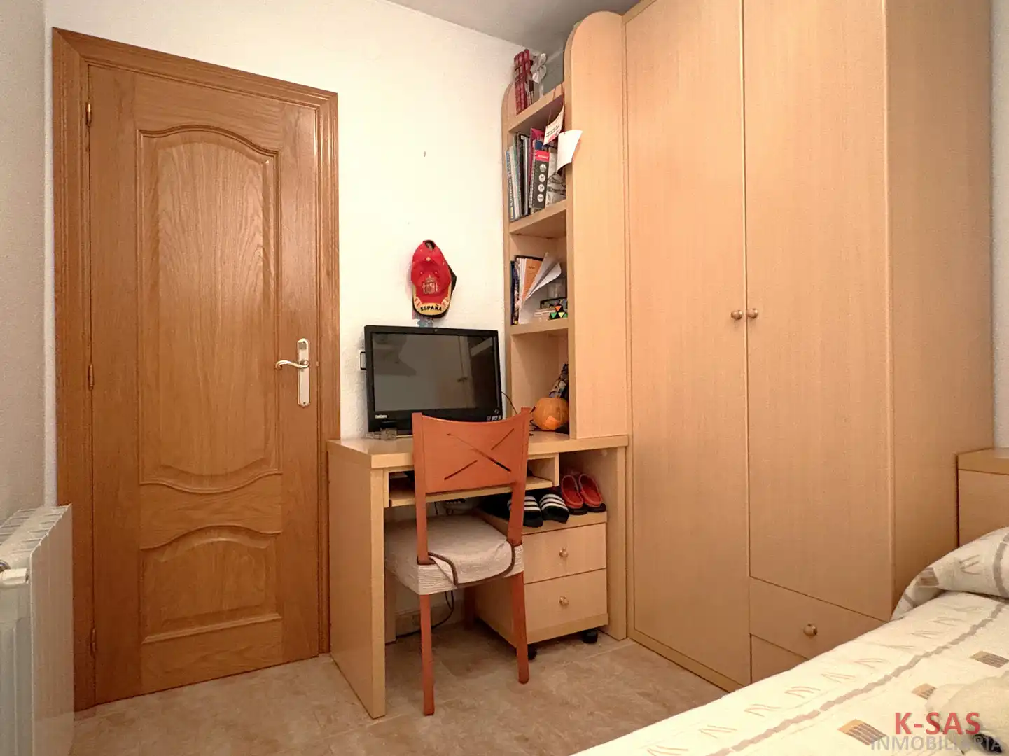 Bedroom of Flat for sale in Esplugues de Llobregat  with Heating, Furnished and Oven