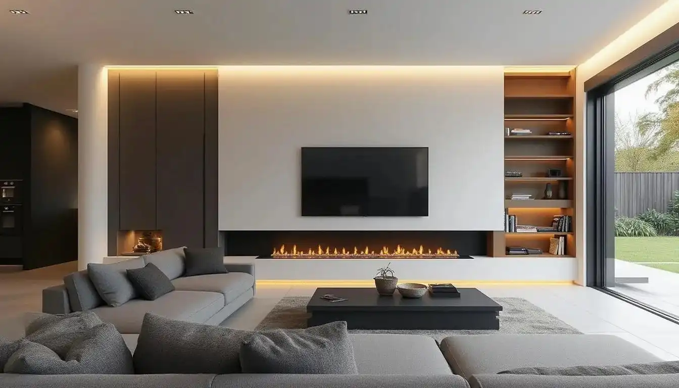 Sala d'estar de Casa o xalet en venda en Las Rozas de Madrid