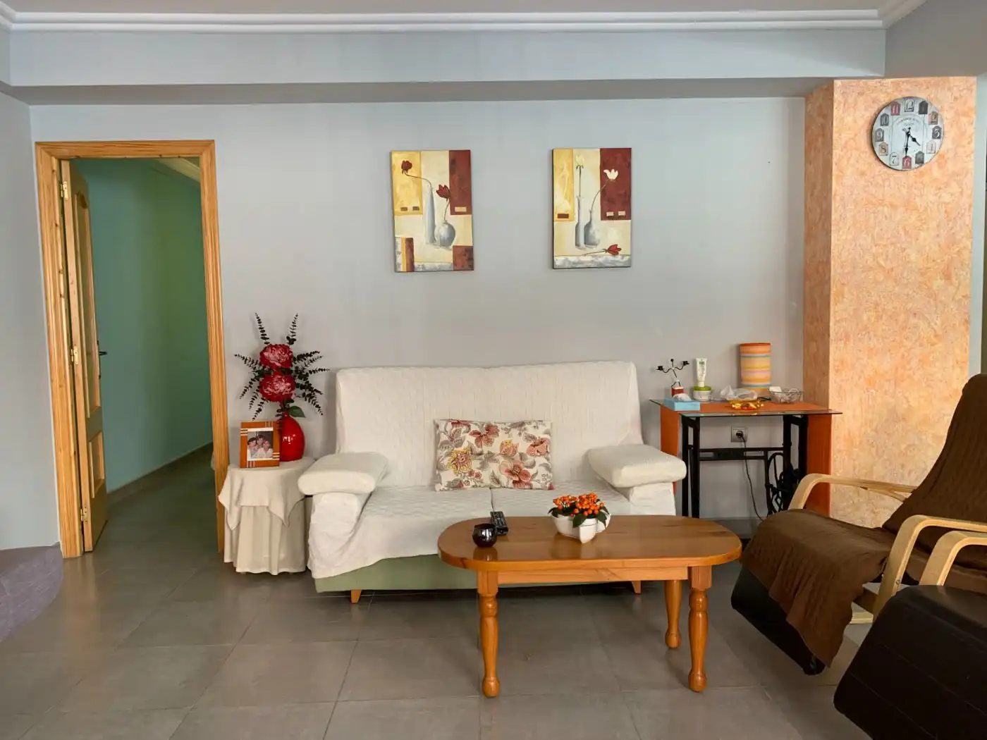 Wohnzimmer von Erdgeschoss zum Verkauf in Valencia mit Terrasse, Abstellraum und Möbliert