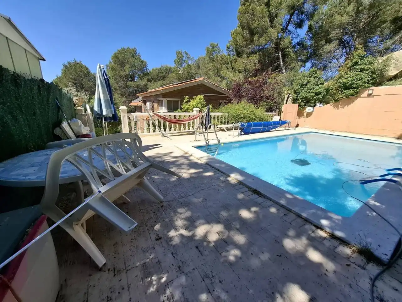 Piscina de Casa o xalet en venda en Rubí amb Aire condicionat, Calefacció i Jardí privat