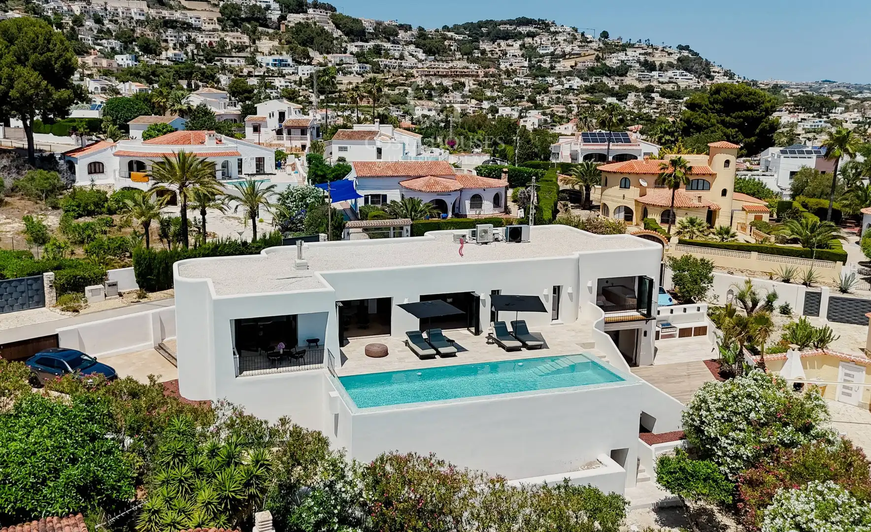 Vista exterior de Casa o chalet en venta en Benissa con Aire acondicionado, Calefacción y Jardín privado