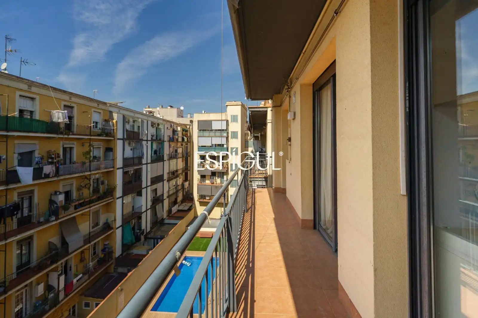 Terraza de Piso de alquiler en Barcelona con Aire acondicionado, Calefacción y Terraza