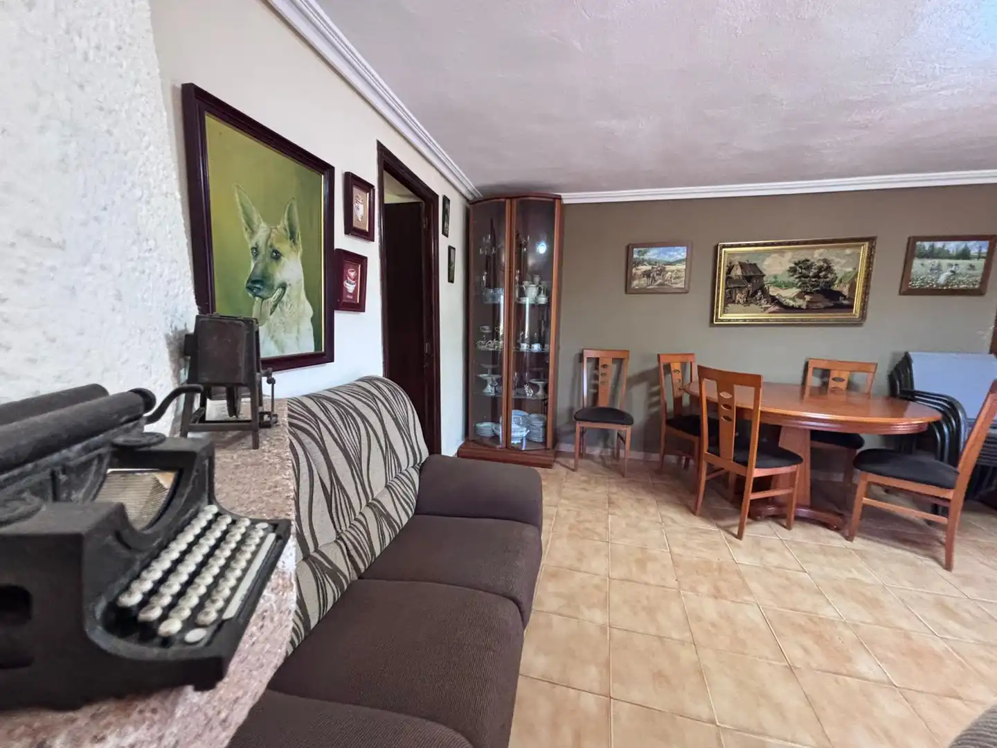 Sala de estar de Casa o chalet en venta en Torrent con Jardín privado, Piscina y Amueblado
