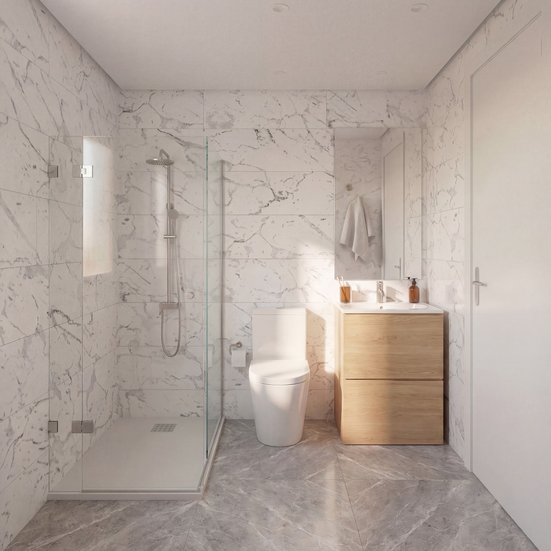 Baño de Apartamento en venta en Málaga Capital con Aire acondicionado