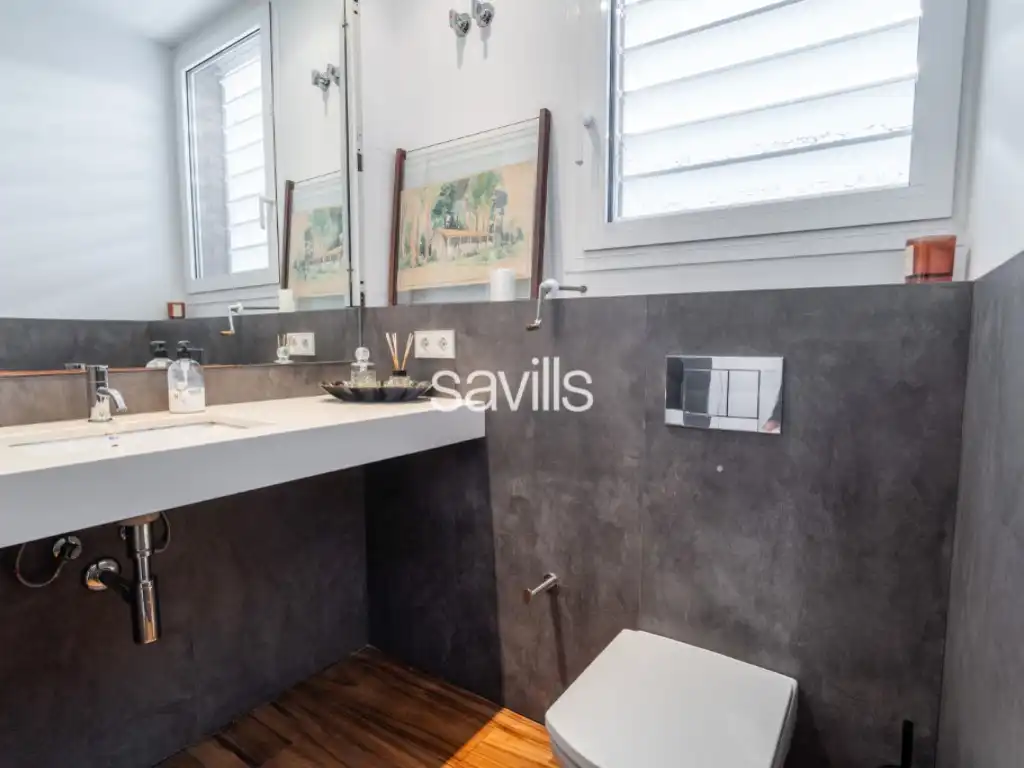 Badezimmer von Haus oder Chalet zur Miete in Esplugues de Llobregat mit Privatgarten, Terrasse und Schwimmbad