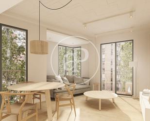 Living room of Flat for sale in  Barcelona Capital  with Air Conditioner, Heating and Balcony