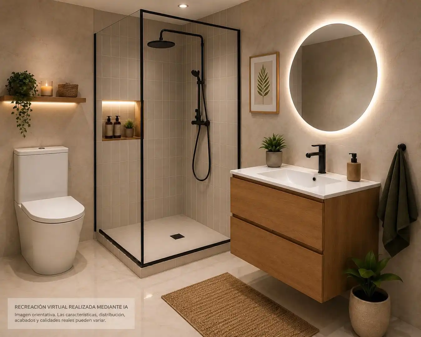 Baño de Apartamento en venta en Alcalá de Guadaira