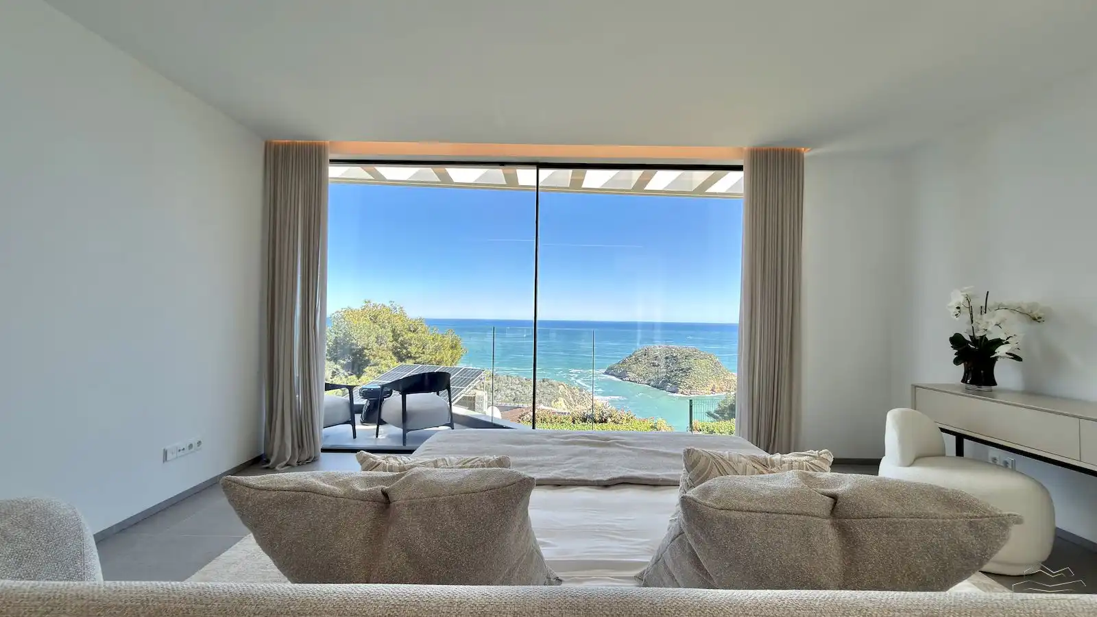 Sala de estar de Casa o chalet en venta en Jávea / Xàbia con Aire acondicionado, Calefacción y Jardín privado