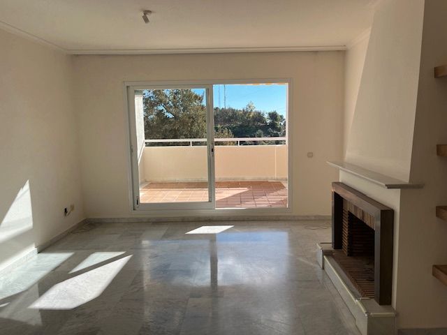 Sala d'estar de Àtic de lloguer en Málaga Capital amb Aire condicionat, Terrassa i Forn