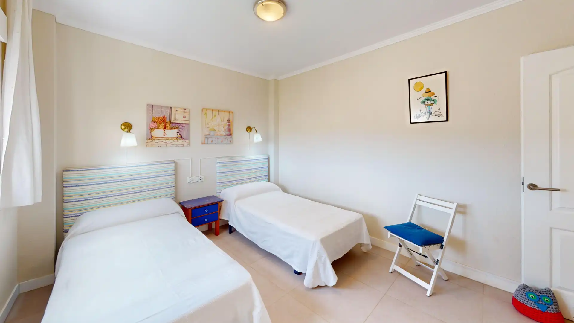 Bedroom of Flat for sale in Sant Josep de sa Talaia  with Air Conditioner, Heating and Terrace