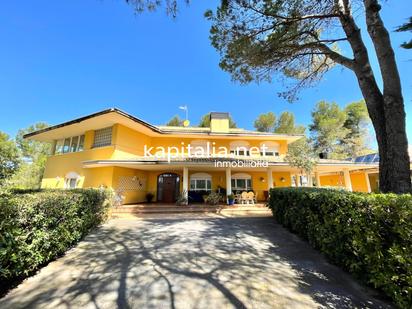 Exterior view of House or chalet for sale in Banyeres de Mariola  with Heating, Private garden and Terrace