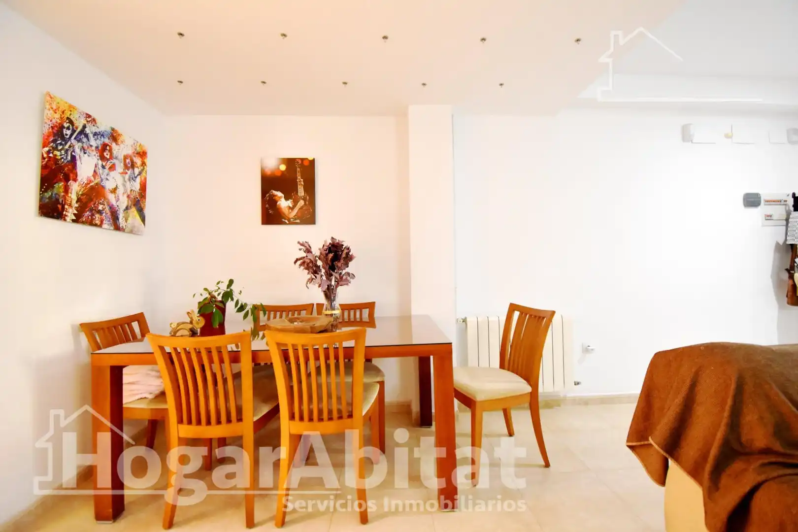 Esszimmer von Einfamilien-Reihenhaus zum Verkauf in Cullera mit Heizung, Terrasse und Abstellraum