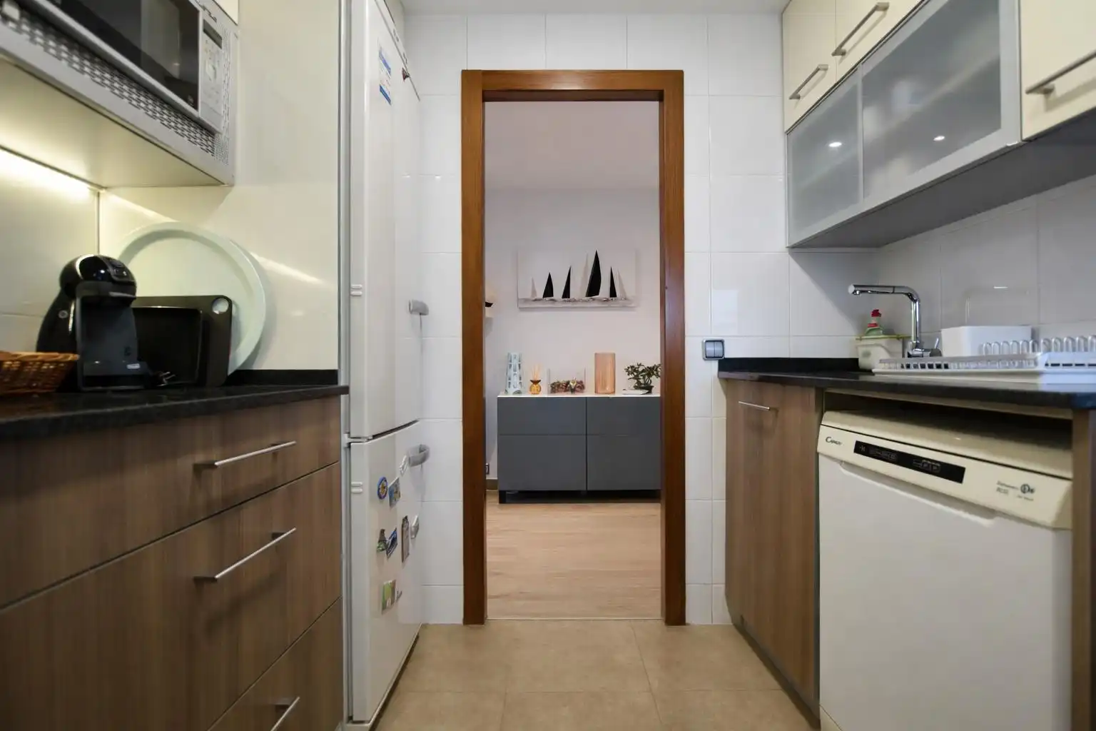 Cocina de Ático en venta en Cabrera de Mar con Balcón y Piscina comunitaria