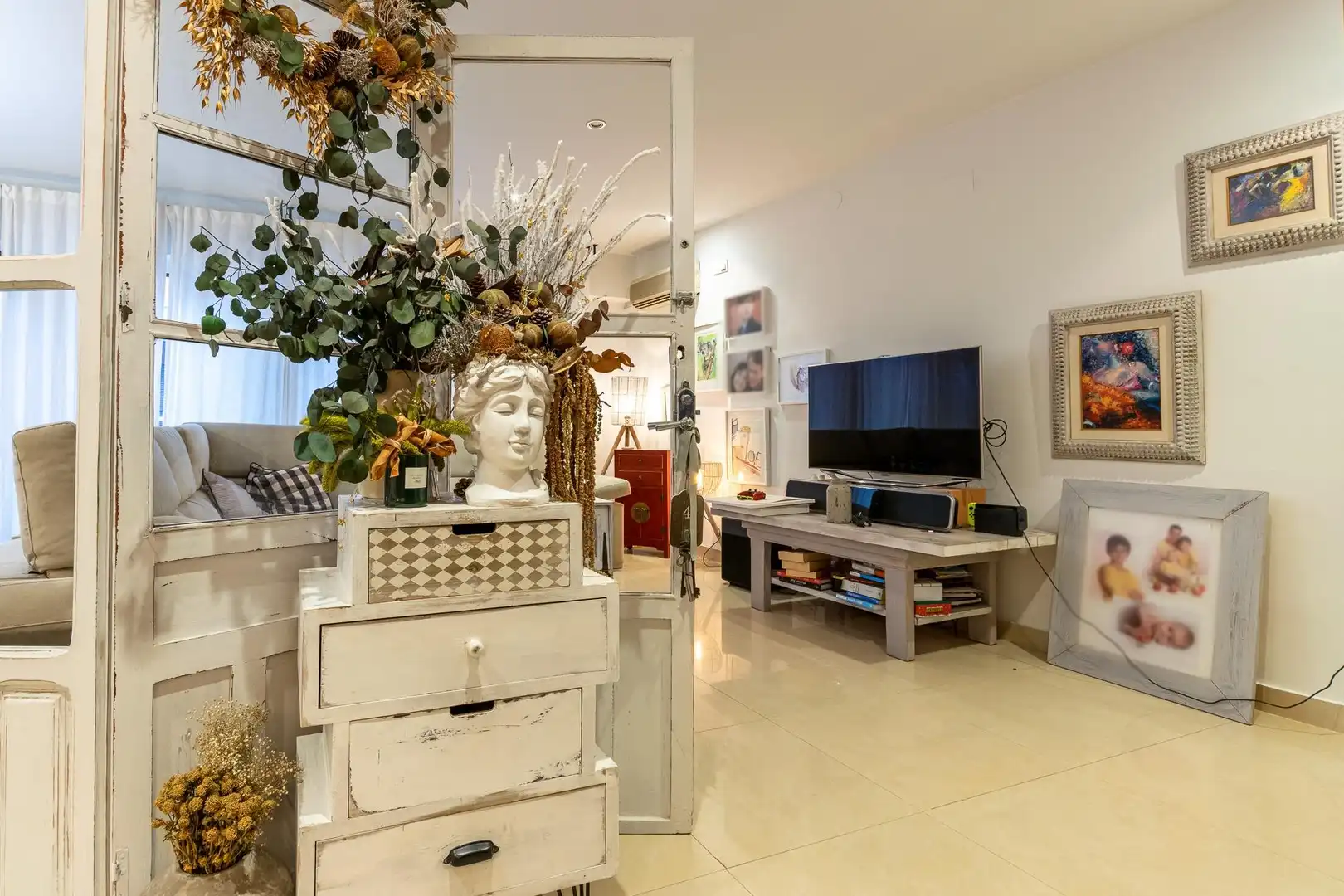Sala de estar de Piso en venta en Crevillent con Aire acondicionado, Terraza y Trastero