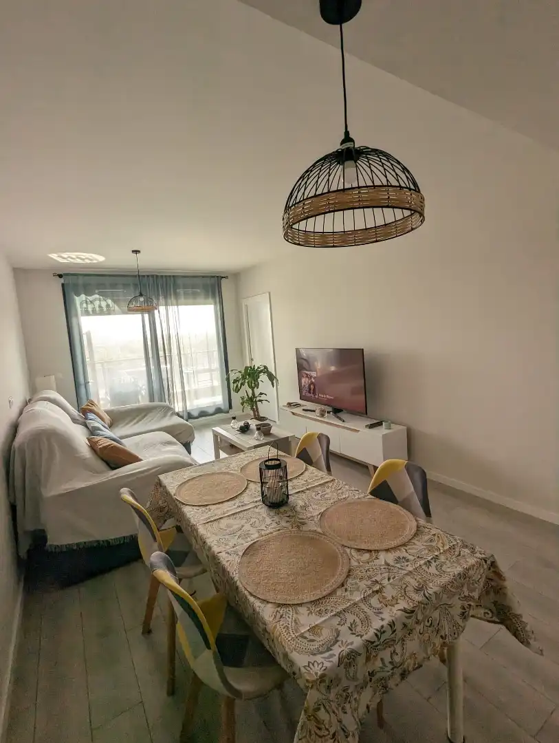 Sala d'estar de Pis de lloguer en Alicante / Alacant amb Aire condicionat, Calefacció i Parquet